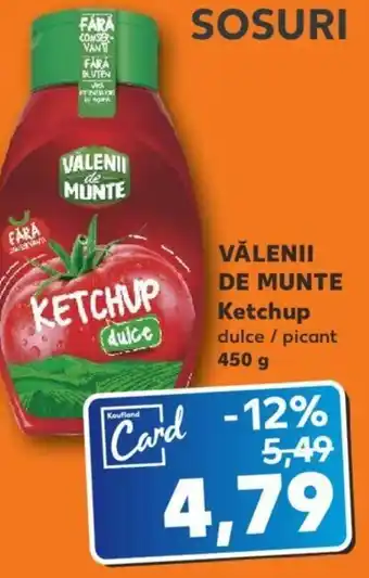Kaufland Vălenii de munte ketchup 450g Ofertă