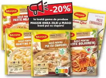 Kaufland Maggi la toată gama de produse maggie ideea zilei și Maggi bază pui cu ciuperci Ofertă