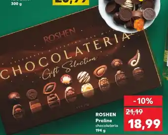 Kaufland Roshen praline 194g Ofertă