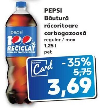 Kaufland Pepsi băutură răcoritoare carbogazoasă 1.25l Ofertă