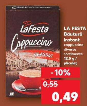 Kaufland La festa băutură instant 12.5 g / pliculeț Ofertă