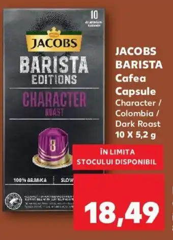 Kaufland Jacobs barista cafea capsule 10 x 5.2g Ofertă