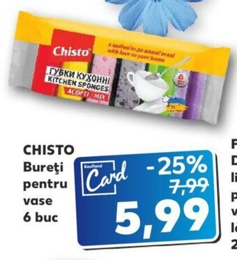 Kaufland Chisto bureți pentru vase 6 buc Ofertă
