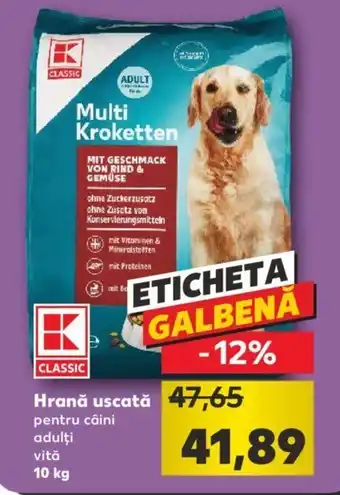Kaufland Kaufland classic hrană uscată 10 kg Ofertă