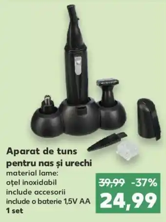 Kaufland Switch on aparat de tuns pentru nas și urechi 1 set Ofertă