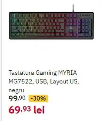 Altex Myria mg7522 tastatura gaming Ofertă