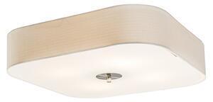 Plafoniera patrata alb 50 cm - drum deluxe iuta