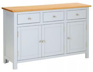 Servanta, 110 x 33,5 x 70 cm, lemn masiv de stejar - v288633v