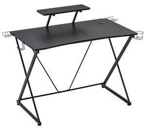 Homcom birou gaming pentru computer, 106x60x93.5 cm | aosom ro