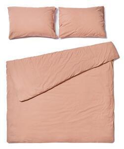 Lenjerie pentru pat dublu din bumbac stonewashed bonami selection, 160 x 220 cm, maro natural