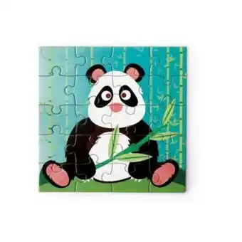 Noriel Set 2 puzzle-uri magnetice, scratch, tip carte panda, 20 piese Ofertă