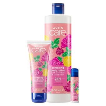 Set avon care cu apă de trandafiri