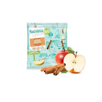 Bebe Tei Chipsuri bio din mere cu scortisoara, 3 ani +, 15 g, sienna... Ofertă