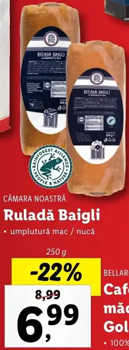 Lidl Cămara noastră ruladă baigli 250g Ofertă