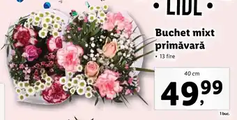 Lidl Lidl florăria buchet mixt primăvară 40cm Ofertă