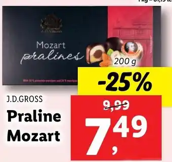 Lidl J.D. Gross praline mozart 200g Ofertă