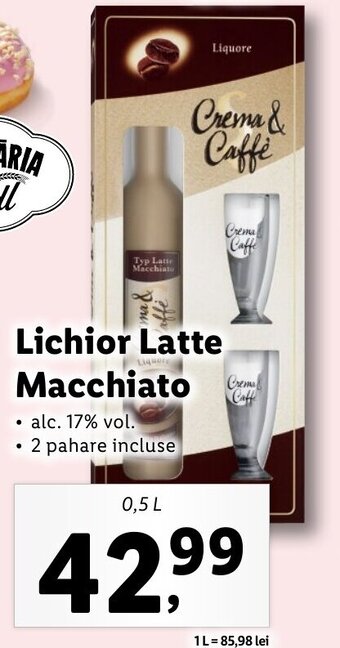 Lidl Lichior latte macchiato 0.5l Ofertă