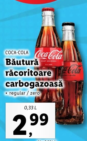 Lidl Coca-cola băutură răcoritoare carbogazoasă 0.33l Ofertă