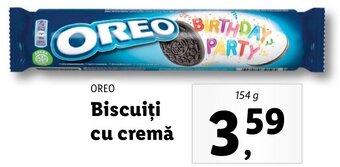 Lidl Oreo biscuiți cu cremă 154g Ofertă