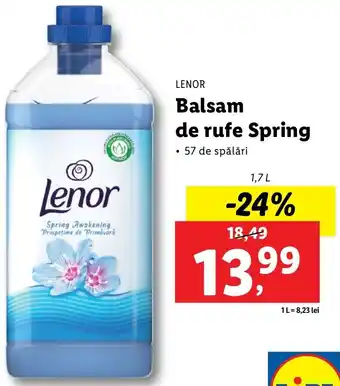 Lidl Lenor balsam de rufe spring 1.7l Ofertă