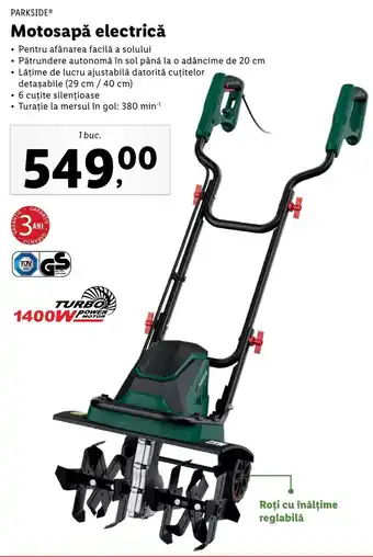 Lidl Parkside motosapă electrică 1 buc Ofertă