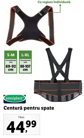 Lidl Sensiplast centură pentru spate 1 buc Ofertă