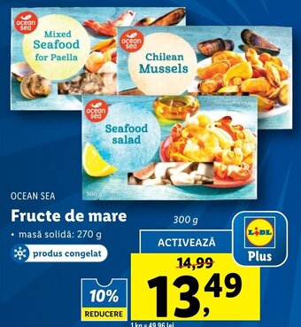 Lidl Ocean sea fructe de mare 300g Ofertă