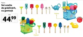 Lidl Playtive set unelte de grădinărit cu gentuță 1 set Ofertă
