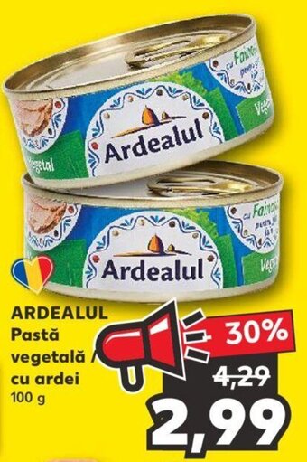 Kaufland Ardealul pastă vegetală / cu ardei 100g Ofertă