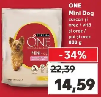 Kaufland Purina one mini dog 800g Ofertă