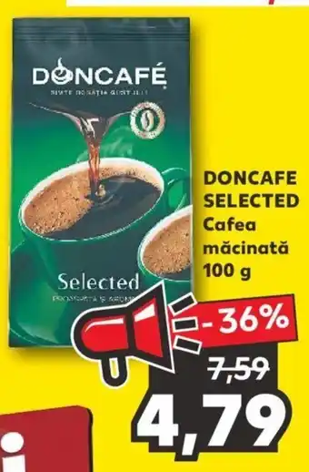 Kaufland Doncafe selected cafea măcinată 100g Ofertă