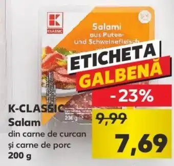 Kaufland Kaufland classic salam 200g Ofertă