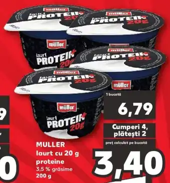 Muller iaurt cu 20g proteine 200g