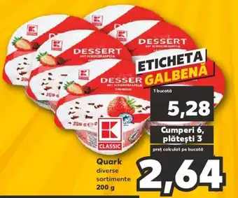 Kaufland Kaufland classic quark 200g Ofertă