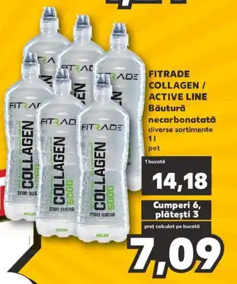Kaufland Fitrade collagen / activ line băutură necarbonatată 1l Ofertă