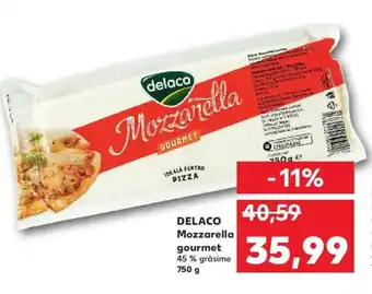 Kaufland Delaco mozzarella gourmet 750g Ofertă