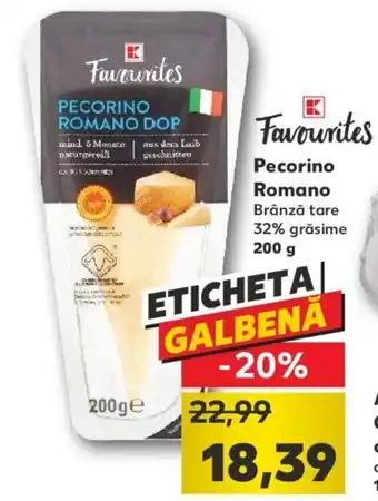 Kaufland Kaufland favourites pecorino romano 200g Ofertă
