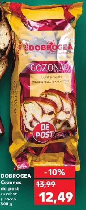 Kaufland Dobrogea cozonac de post 500g Ofertă
