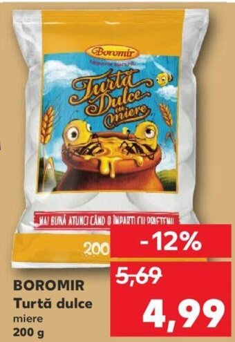 Kaufland Boromir turtă dulce 200g Ofertă