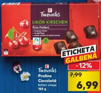 Kaufland favourites praline ciocolată 165g