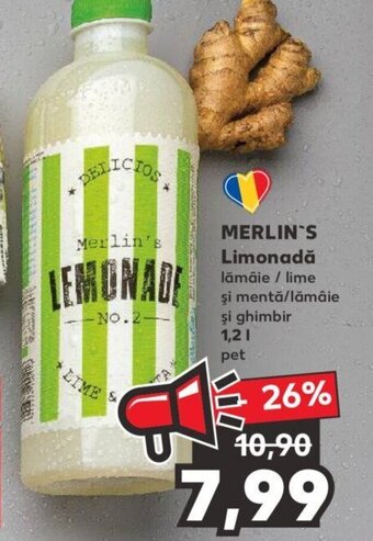 Kaufland Merlin's limonadă 1.2l Ofertă