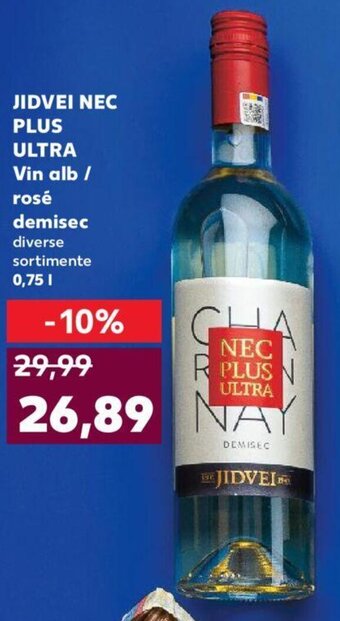 Jidvei nec plus ultra vin alb / rosé demisec 0.75l
