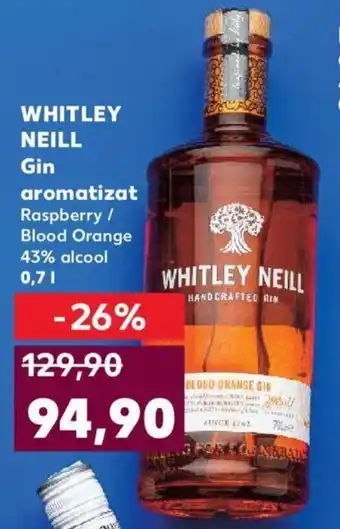 Kaufland Whitley neill gin aromatizat 0.7l Ofertă