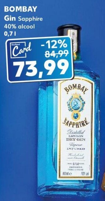 Kaufland Bombay gin 0.7l Ofertă