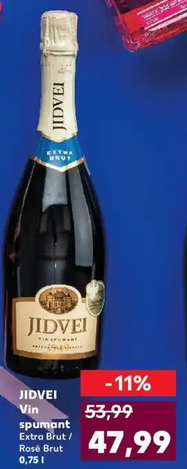Kaufland Jidvei vin spumant 0.75l Ofertă