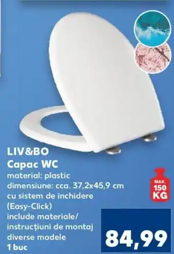 Kaufland Liv&bo capac wc 37.2 x 45.9 cm 1 buc Ofertă