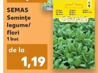 Kaufland Semas semințe legume / flori 1 buc Ofertă
