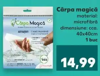 Kaufland Cârpa magică 40 x 40 cm 1 buc Ofertă