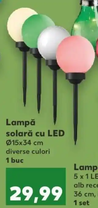 Kaufland Country side lampă solară cu led 1 buc Ofertă