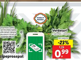 Lidl Lidl piața verdețuri per legătură Ofertă